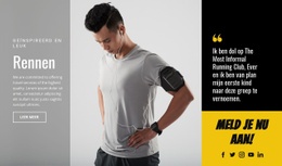 Voordelen Van Elke Dag Hardlopen HTML CSS-Websitesjabloon