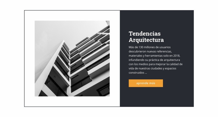 Tendencias arquitectónicas Creador de sitios web HTML