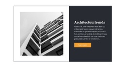 Architecturale Trends - HTML5-Sjabloon Voor Één Pagina