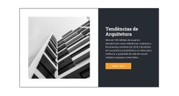 Tendências Arquitetônicas - Modelo HTML5 De Página Única