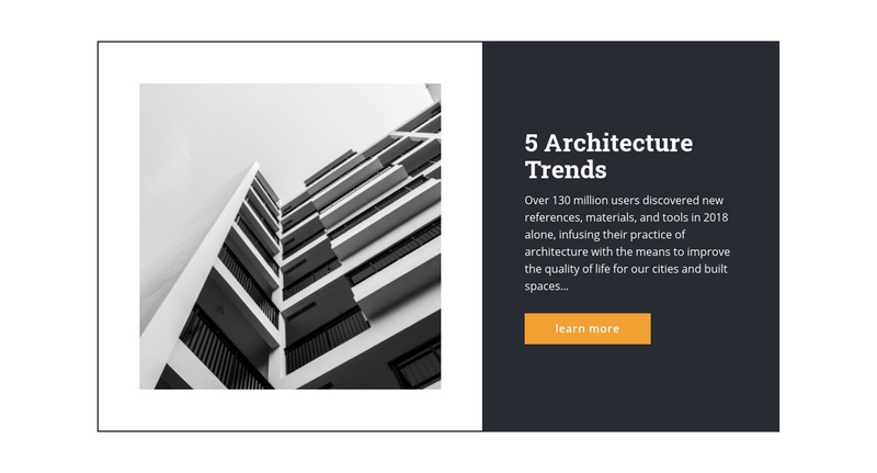 Architectural trends  Web Page Design