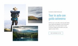 Costruisci Il Tuo Sito Web Per Tour In Auto Senza Guida