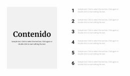 Información De Contenido - Diseño De Sitio Web Adaptable