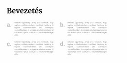 Négy Fontos Lépés – Webhelykészítő Sablon