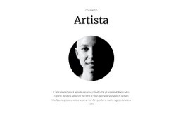 Costruisci Il Tuo Sito Web Per Nuovo Artista