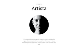 Tema WordPress Multiuso Per Nuovo Artista