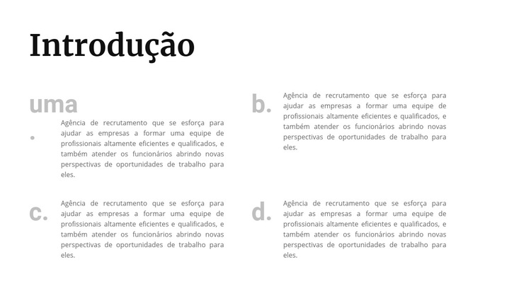 Quatro etapas importantes Tema WordPress