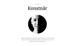 Ny Artist - Mall För Mobilwebbplats