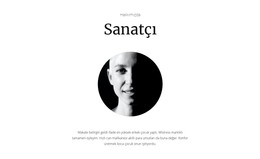 Yeni Sanatçı - Ücretsiz Web Sitesi Şablonu