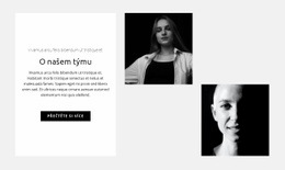 Tým Dívek – Šablona WordPress