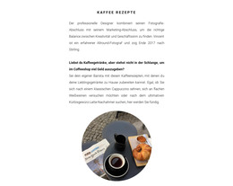 Kaffeezubereitungsmethoden - Kostenlose Website-Vorlage