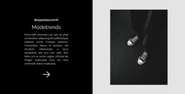 Mehrzweck-Landingpage Für Sneaker Sind Ein Klassiker