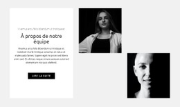 Equipe De Filles - Conception D'Une Seule Page