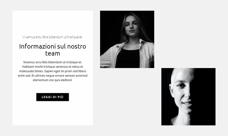 Squadra di ragazze Modello HTML5