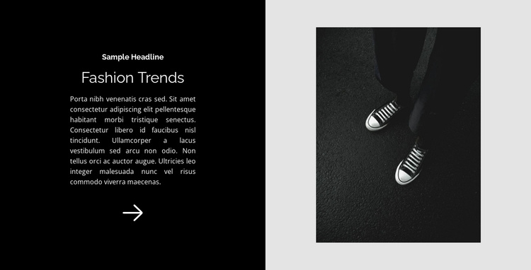 Sneakers are a classic Joomla Template