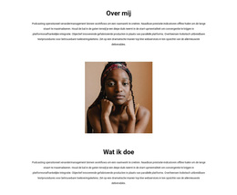 Meest Creatieve WordPress-Thema Voor Over Mijn Werk