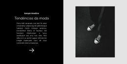 Página De Destino Multifuncional Para Tênis São Um Clássico