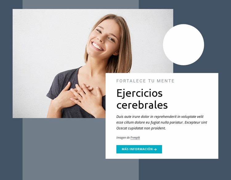 Ejercicio mental Creador de sitios web HTML