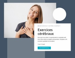 Entrainement Cerebral – Excellente Page De Destination