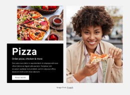 Pizza Delivery Clean And Minimal Template