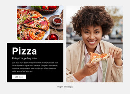 Delivery De Pizza: Plantilla Joomla Fácil De Usar