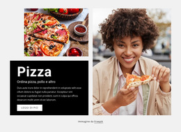 Consegna Pizza Pizza - Modello Di Sito Web Professionale