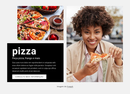 Entrega De Pizza - Página De Destino