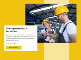 Zvyšte Produktivitu – Responzivní HTML5 Šablona