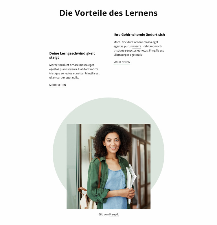 Vorteile des Lernens Joomla Vorlage