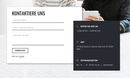 Gebrauchsfertiger Website-Builder Für Kontaktiere Uns Am Besten Block