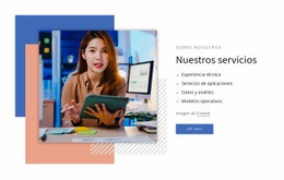 Diseñador De Sitios Web Para Servicios De Consultoría Analítica