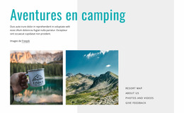 Aventures En Camping Modèles D'Effets