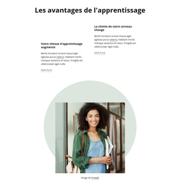 Avantages De L'Apprentissage - Thème WordPress Moderne