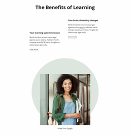 Behefits Of Learning - HTML Website Builder