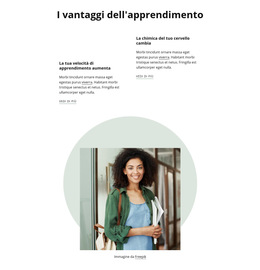 Benefici Dell'Apprendimento - Download Del Modello Di Sito Web