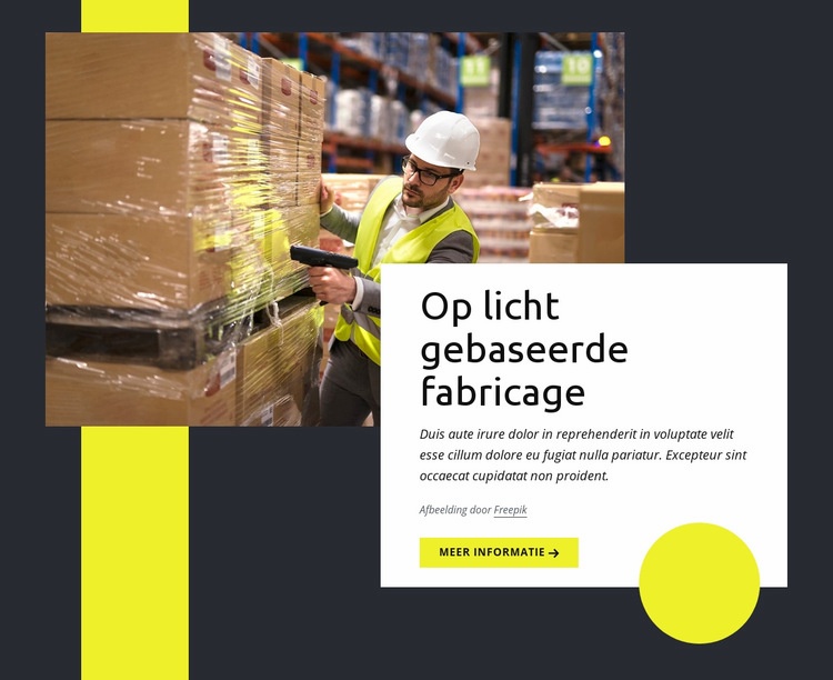 Magazijn en logistiek Bestemmingspagina