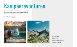 Camping Avonturen - Responsieve HTML5-Sjabloon