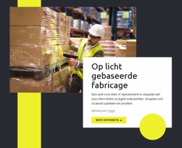 Magazijn En Logistiek Sjablonen Html5 Responsief Gratis