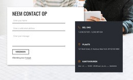 Beste Contacteer Ons Blok - Gratis Website-Ontwerp