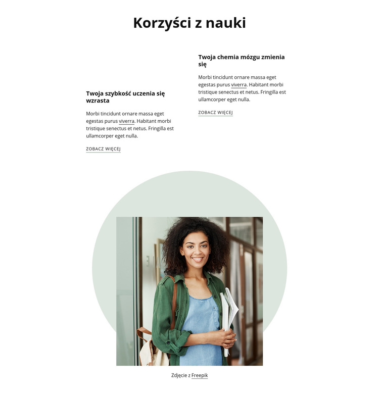 Zasługi uczenia się Motyw WordPress