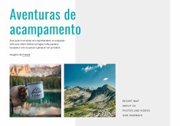 Aventuras De Acampamento - Construtor De Sites Para Download Gratuito