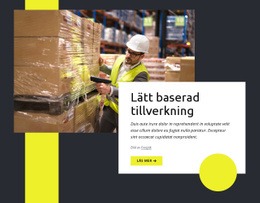 Lager Och Logistik - Webbplatsmallar