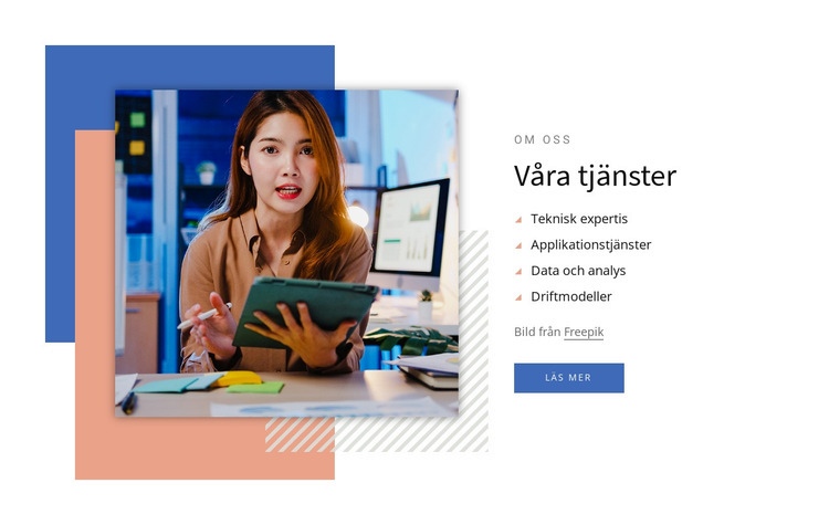 Analytiska konsulttjänster WordPress -tema