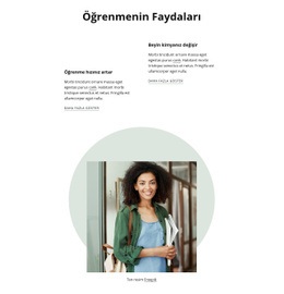 Öğrenmenin Faydaları - Güzel Açılış Sayfası