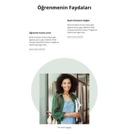 Öğrenmenin Faydaları Tek Sayfalık Şablon