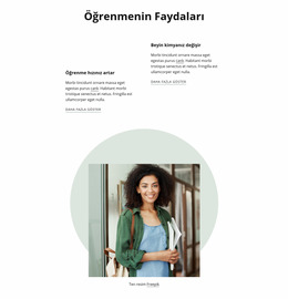 Öğrenmenin Faydaları - Özel Joomla Şablonu