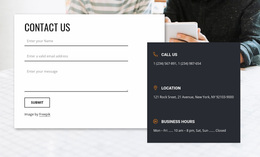 Best Contact Us Block - Free Website Design