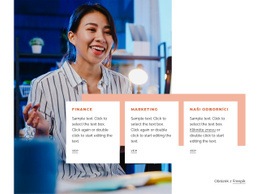 Bezplatná Šablona Návrhu Pro Strategie, Design A Obsah