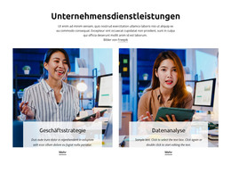 Analytics-Beratung - Responsive HTML5-Vorlage