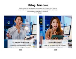 Responsywny Szablon Internetowy Dla Doradztwo Analityczne